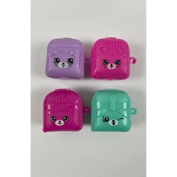 Shopkins Toys Shopkins Mini Animal Backpacks Lot Of Pink